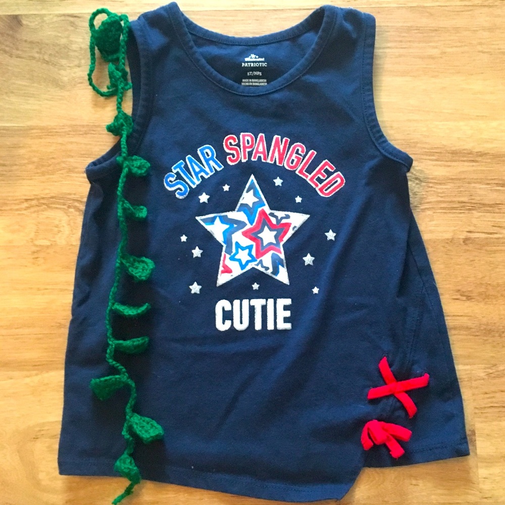 🌷4th of July Ways to Celebrate 5T kids Tank Top🌷